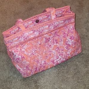 Vera Bradley•tie tote with snap closure